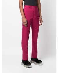 Ярко-розовые брюки чинос от Rick Owens
