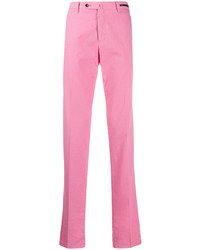 Ярко-розовые брюки чинос от Pt01