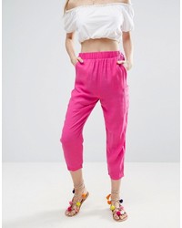 Женские ярко-розовые брюки от Asos