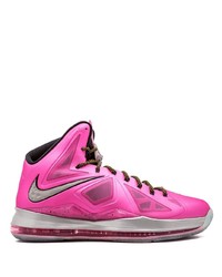 Мужские ярко-розовые высокие кеды от Nike