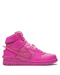 Мужские ярко-розовые высокие кеды от Nike