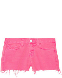 Женские ярко-розовые джинсовые шорты от J Brand