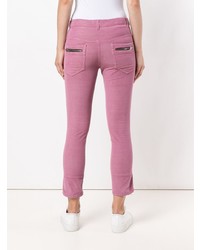Ярко-розовые джинсы скинни от Isabel Marant Etoile