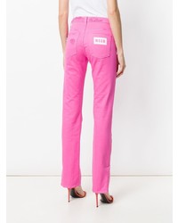 Женские ярко-розовые джинсы от MSGM