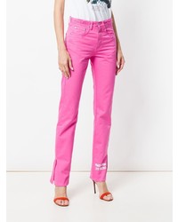 Женские ярко-розовые джинсы от MSGM