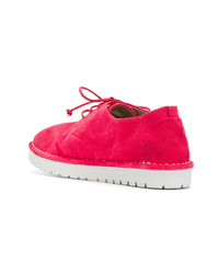 Женские ярко-розовые замшевые оксфорды от Marsèll