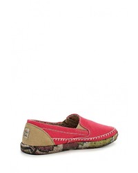 Женские ярко-розовые замшевые слипоны от NexPero