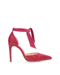 Ярко-розовые замшевые туфли от Alexandre Birman