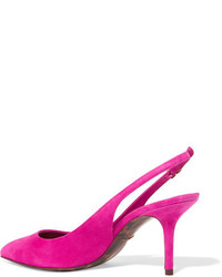 Ярко-розовые замшевые туфли от Dolce & Gabbana