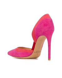 Ярко-розовые замшевые туфли от Alexandre Birman