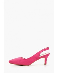 Ярко-розовые замшевые туфли от Clowse
