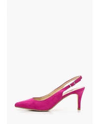 Ярко-розовые замшевые туфли от Corina