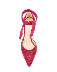 Ярко-розовые замшевые туфли от Alexandre Birman