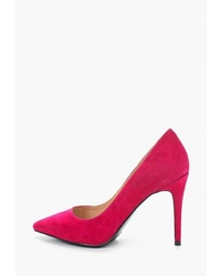 Ярко-розовые замшевые туфли от Grand Style