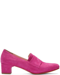 Ярко-розовые замшевые туфли от Maryam Nassir Zadeh