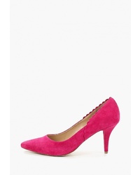 Ярко-розовые замшевые туфли от mint&berry