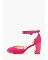 Ярко-розовые замшевые туфли от Palazzo D'oro
