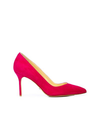 Ярко-розовые замшевые туфли от Sarah Flint