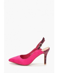 Ярко-розовые замшевые туфли от Stephan