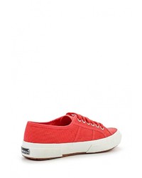 Женские ярко-розовые кеды от Superga