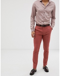 Мужские ярко-розовые классические брюки от ASOS DESIGN