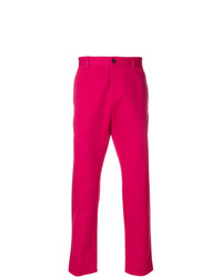 Мужские ярко-розовые классические брюки от Gucci
