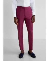 Мужские ярко-розовые классические брюки от Mango Man