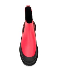Женские ярко-розовые кожаные ботинки челси от Camper Lab