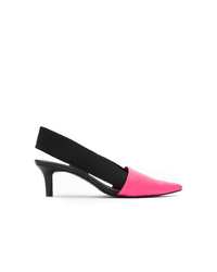 Ярко-розовые кожаные туфли от Gloria Coelho