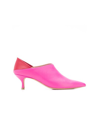 Ярко-розовые кожаные туфли от Golden Goose Deluxe Brand