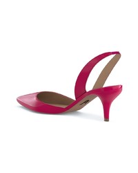 Ярко-розовые кожаные туфли от Paul Andrew