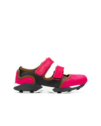 Женские ярко-розовые кроссовки от Marni