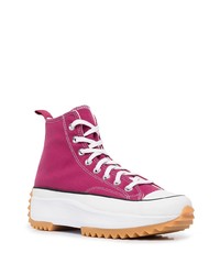 Мужские ярко-розовые кроссовки от Converse