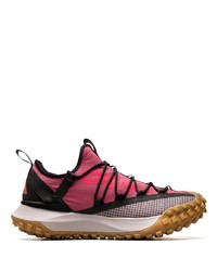 Мужские ярко-розовые низкие кеды в клетку от Nike