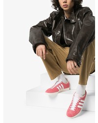 Мужские ярко-розовые низкие кеды от adidas