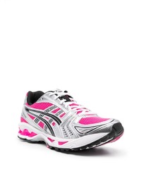 Мужские ярко-розовые низкие кеды от Asics