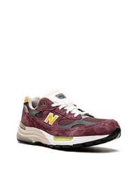 Мужские ярко-розовые низкие кеды от New Balance