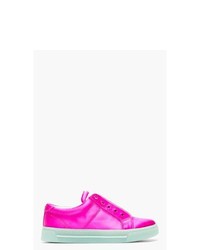 Женские ярко-розовые низкие кеды от Marc by Marc Jacobs