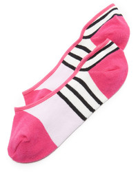 Женские ярко-розовые носки в горизонтальную полоску от Kate Spade
