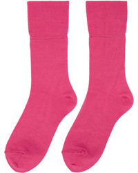 Женские ярко-розовые носки от Comme des Garcons