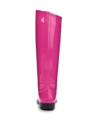 Женские ярко-розовые резиновые сапоги от SANDRA