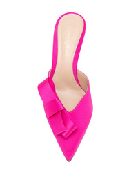 Ярко-розовые сабо от Gianvito Rossi