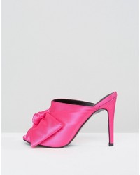 Ярко-розовые сабо от Asos