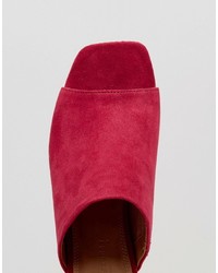 Ярко-розовые сабо от Asos