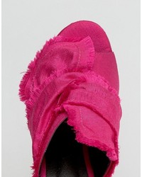 Ярко-розовые сабо от Asos