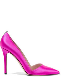 Ярко-розовые сатиновые туфли от Sarah Jessica Parker