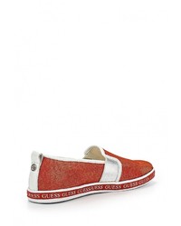 Женские ярко-розовые слипоны от GUESS