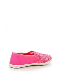 Женские ярко-розовые слипоны от Malien