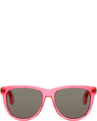 Ярко-розовые солнцезащитные очки