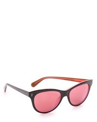Женские ярко-розовые солнцезащитные очки от Marc by Marc Jacobs